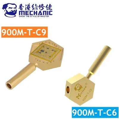 Picture of Mechanic 900M-T-C9 900M-T-C6 7 in 1 Micro Soldering Station TIP Heating Platform Rebon arts Component Chip Removing Replacing Tip using 936 SL-936D V900 Soldering Iron 