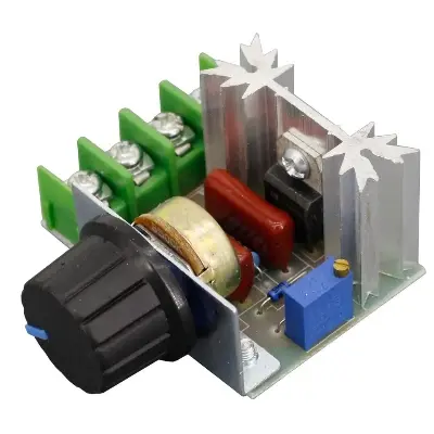 Picture of SCR Voltage Regulator AC Motor Driver 2000W Speed Controller 25A AC Dimmer 