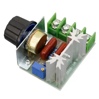Picture of SCR Voltage Regulator AC Motor Driver 2000W Speed Controller 25A AC Dimmer 