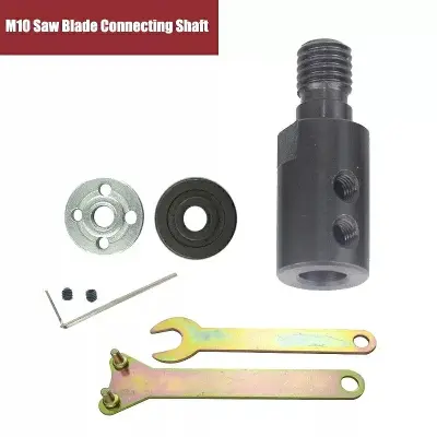 Picture of Saw Blade Adapter M10 5/8/10/12mm Drill Spindle Chuck Adapter Grinding Polishing Motor Shaft Connecting Rod Sleeve New - drill machine 