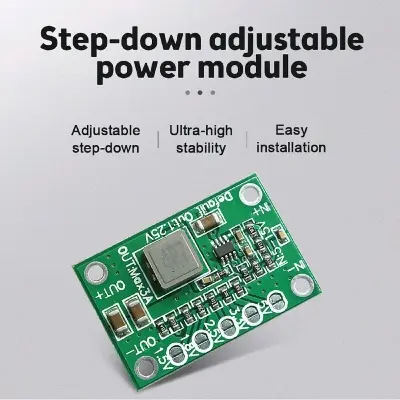 Picture of CA-1235 Fixed Voltage Step Down Buck Converter 1.5V 1.8V 2.5V 3.3V 5V Output 5-15V Input Step Down Power Supply Diy Kit Used MP1495 CA1235 