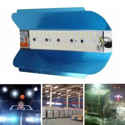 Picture of 50W LED Search Light Sport Light AC 100~220V Waterproof Powder Coated Shade with Handle for Badminton Field Road Shop Foot Market Factory Outside 