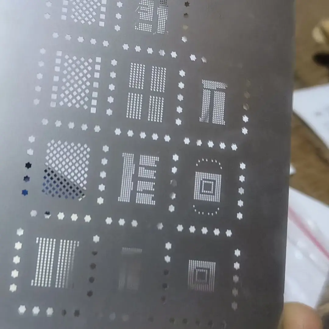 Picture of EMMC:3 BGA IC Reballing Stencil For Android Nand Flash EMMC EMCP UFS LPDDR PCIE BGA162 BGA153 BGA169 BGA221 BGA186 BGA297 BGA254 BGA178 BGA200 BGA110 BGA60 BGA70 similar EMMC:1 EMMC:2 EMMC:3 Relife RL-044 OT2 Koocu 