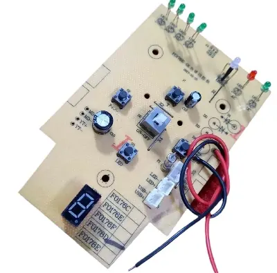 Picture of F0178D Rechargeable Fan Control Circuit Board Digital LED Display PWM Fan Speed Control LED Lamp ON OFF USB Function Replacement Parts for Sogo Sunca Defender Kennede AC / DC Rechargeable Fan 