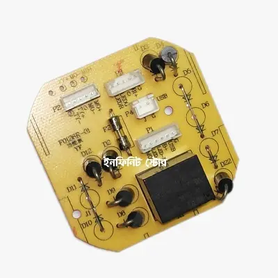 Picture of Rechargeable Fan Power Control Board with Relay Switch Convert AC to DC and Relay Control Replace Parts for Keenede Sunca Defender AC/ DC Remote Control Fan 