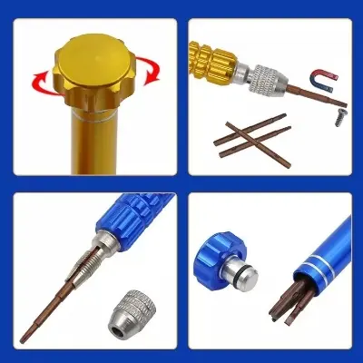 Picture of 5 In 1 Precision Torx Screwdriver For Iphone Samsung Huawei And All China Cellphones Watch Repair Mixed Set Tool Kit - Screw Driver Set 5 in 1 Multi Color