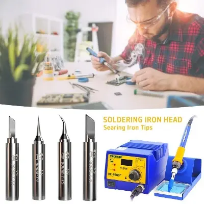 Picture of Mechanic Master Series 900M-T-SK 900M-T-TIS 900M-T-TI 900M-T-K flying line Soldering Iron tip Lead-Free for 936 937 Soldering Station Iron Tip 
