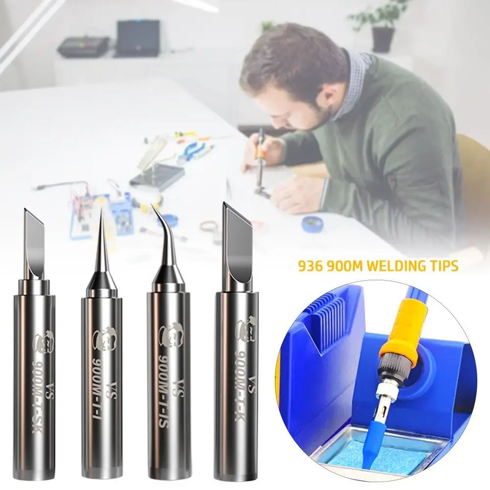 Picture of Mechanic Master Series 900M-T-SK 900M-T-TIS 900M-T-TI 900M-T-K flying line Soldering Iron tip Lead-Free for 936 937 Soldering Station Iron Tip 