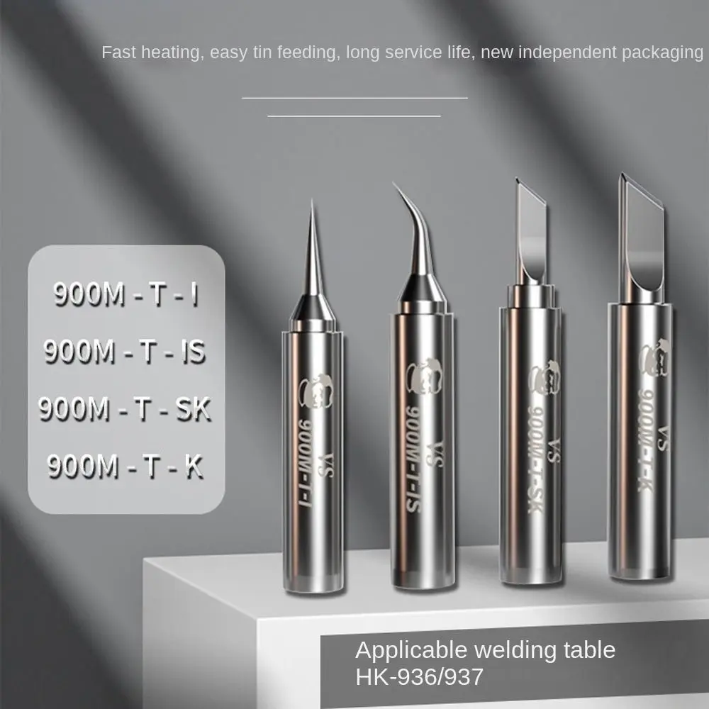 Picture of Mechanic Master Series 900M-T-SK 900M-T-TIS 900M-T-TI 900M-T-K flying line Soldering Iron tip Lead-Free for 936 937 Soldering Station Iron Tip 