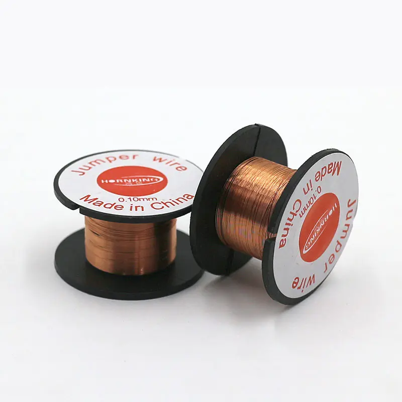 Picture of 2 Nos PCB Link Wire Soldering Wire 0.1mm Copper Jump Line for iPhone CellPhone Chip Welding Maintenance Repair Tools Set 