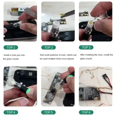 Picture of Kaisi K-S21 Rosin pen Rosin atomizer Main board short circuit detector No soldering iron scaling powder S21 Mobile phone repair welding 