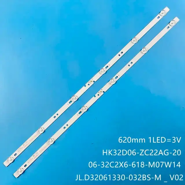 Picture of 2pcs 3V 6 LED Led Backlight strips for NEO 32INCH LED TV 32A/3210 JS-ME32M106ED.908L 6LED 3V MS-T320-3030-08A MC-32A06X 