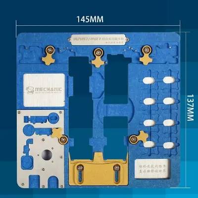 Picture of MECHANIC MR7 Double-layer Motherboard PCB Fixture Fingerprint CPU Chip Remove for iPhone A7 A8 A9 A10 A11 A12 NAND PCIE Motherboard 