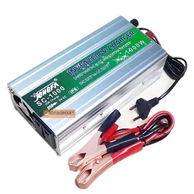 Picture of SC-1000 1000W Battery Phone Charger Solar Power/UPS Inverter for Home DC 12V to AC 220V Modifued Pure Sine Wave Ukraine Stock Emergency 