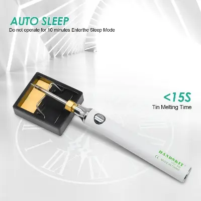 Picture of 5V USB Soldering Iron Professional Electric Heating Tools Rework With Indicator Light Handle Welding Gun BGA Repair Similar Koocu-881D Kada 878D Koocu V900 