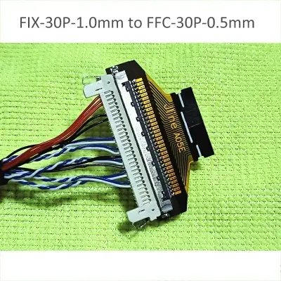 Picture of FIX-30P-1.0mm to FFC-30P-0.5mm LVDS Adapter Board F05035-30P-KL=20mm30P 0.5mm Pin Pitch for 32 inch LCD LED Screen panel 