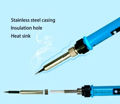 Picture of Adjustable Temperature Soldering Iron LCD Display AC 220V 80W~90W Fast Heating Soldering Iron Born for Mobile Repairing & Servicing Relife Sunshine Koocu 936 SL-936D 