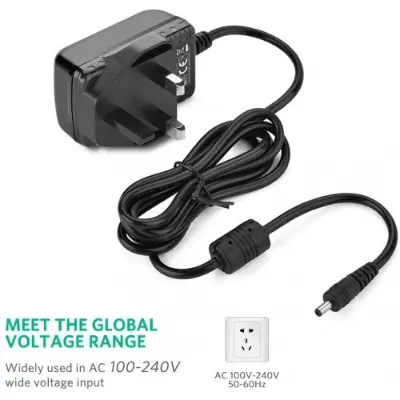 Picture of Universal Wifi Router DC Power Adapter 12V 1A Plug Type UK 5.5*2.5MM - Multi Plug - Multi Plug 
