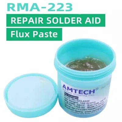 Picture of Amtech RMA-223-UV 100g SMT/SMD BGA Soldiering Solder Paste for PCB Rework Reballing Welding Repair Tools 
