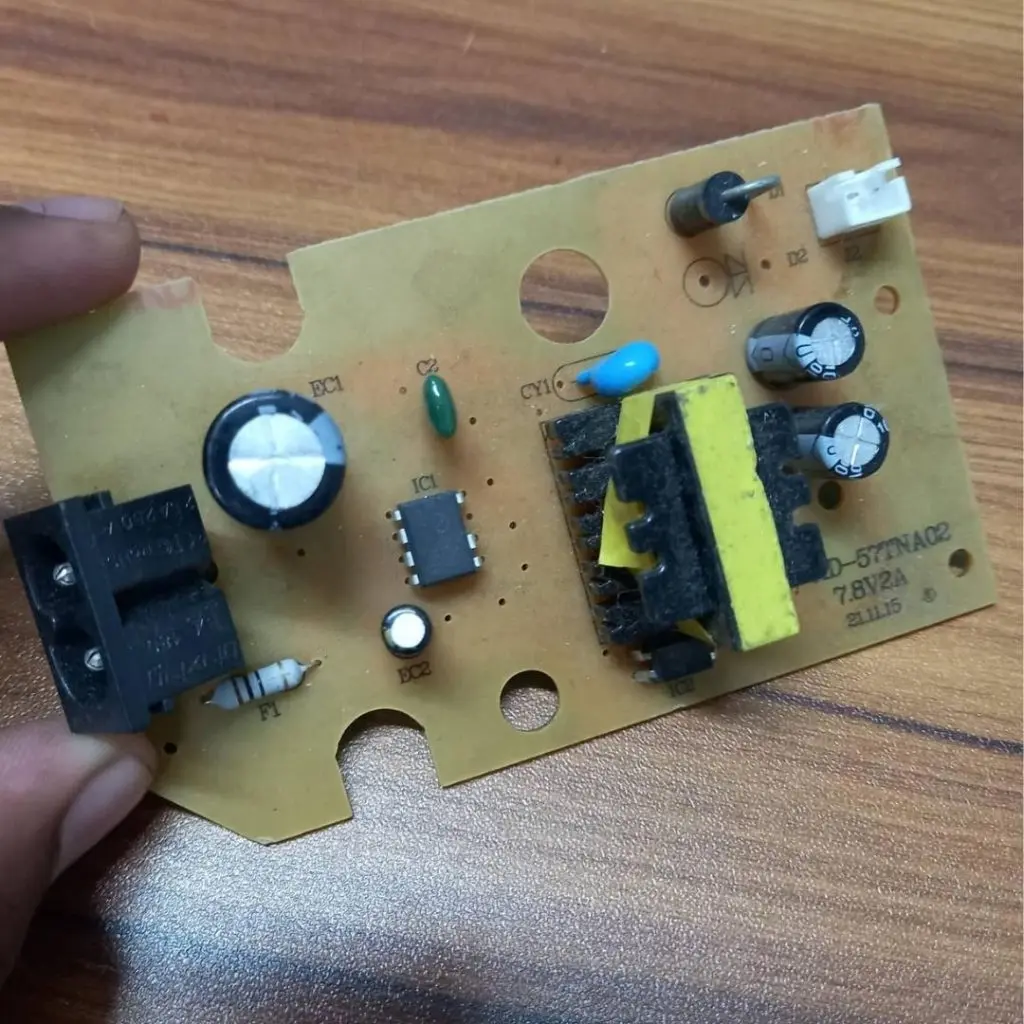 Picture of Rechargeable Fan Power Board Battery Charger DC 7.8V 2A Charger Fan Power Board for AC DC Charger Fan 6V Battery Charging HD-57TNA02 