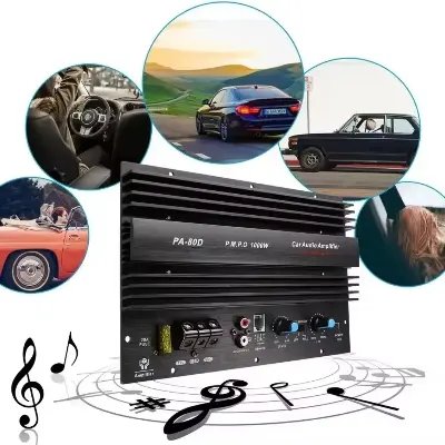 Picture of PA-80D 12V 1000W Mono Car Audio Power Amplifier Powerful Super Bass Subwoofers 