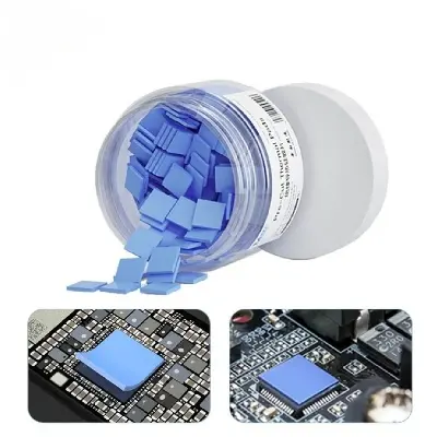 Picture of 10 pcs 2UUL Pre-Cut Thermal Pads 12X12X1.5mm Silicone Heat Sink for Mobile CPU GPU EMMC UFS 
