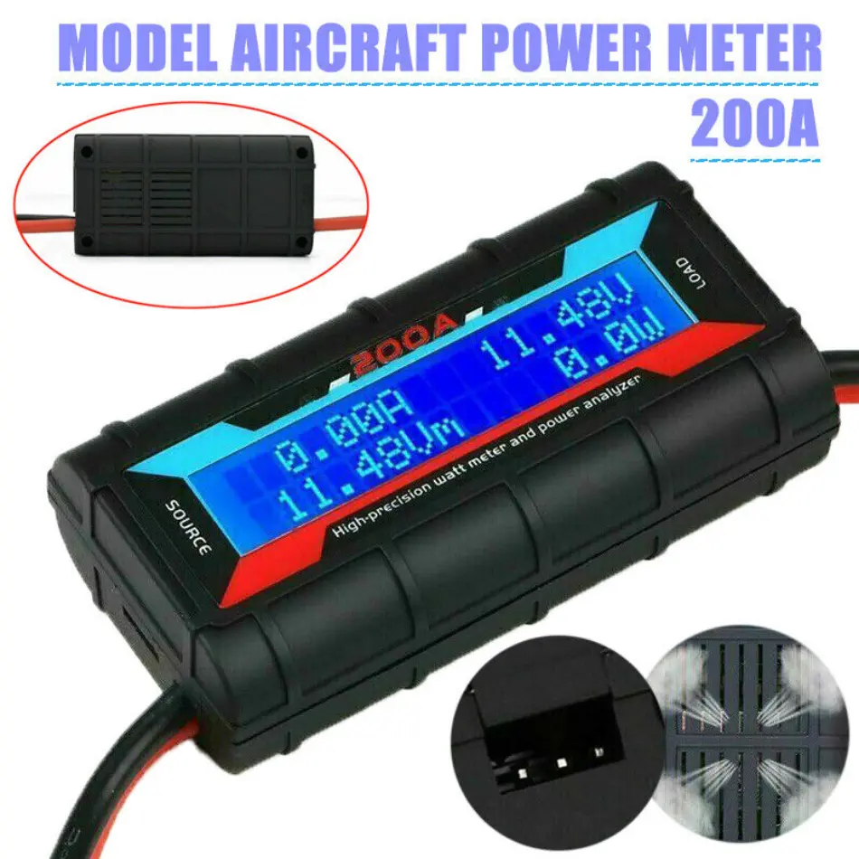 Picture of DC 4.8-60V 100A LCD Display Digital Current Voltage Power Meter Multimeter Ammeter Voltmeter with100A Shunt for Easy Bike Auto Rikshaw UPS IPS Home Appliances 