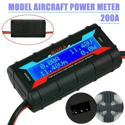 Picture of DC 4.8-60V 100A LCD Display Digital Current Voltage Power Meter Multimeter Ammeter Voltmeter with100A Shunt for Easy Bike Auto Rikshaw UPS IPS Home Appliances 