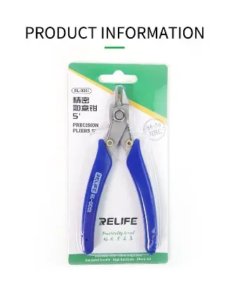 Picture of 5-Inch High precision cutting pliers Cutting Side Snips Nipper Hand Tools Electrical Wire Cable Cutters Precision RELIFE RL-0001 