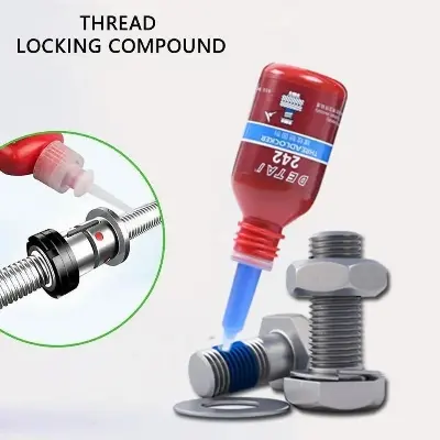 Picture of 10ml Medium Strength Threadlocker Blue Threadlocker Adhesive 242 Fixed Quickly For Locking And Sealing Of M6-M20 Thread for Car Engine Inustrial  Screw 