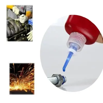 Picture of 10ml Medium Strength Threadlocker Blue Threadlocker Adhesive 242 Fixed Quickly For Locking And Sealing Of M6-M20 Thread for Car Engine Inustrial  Screw 