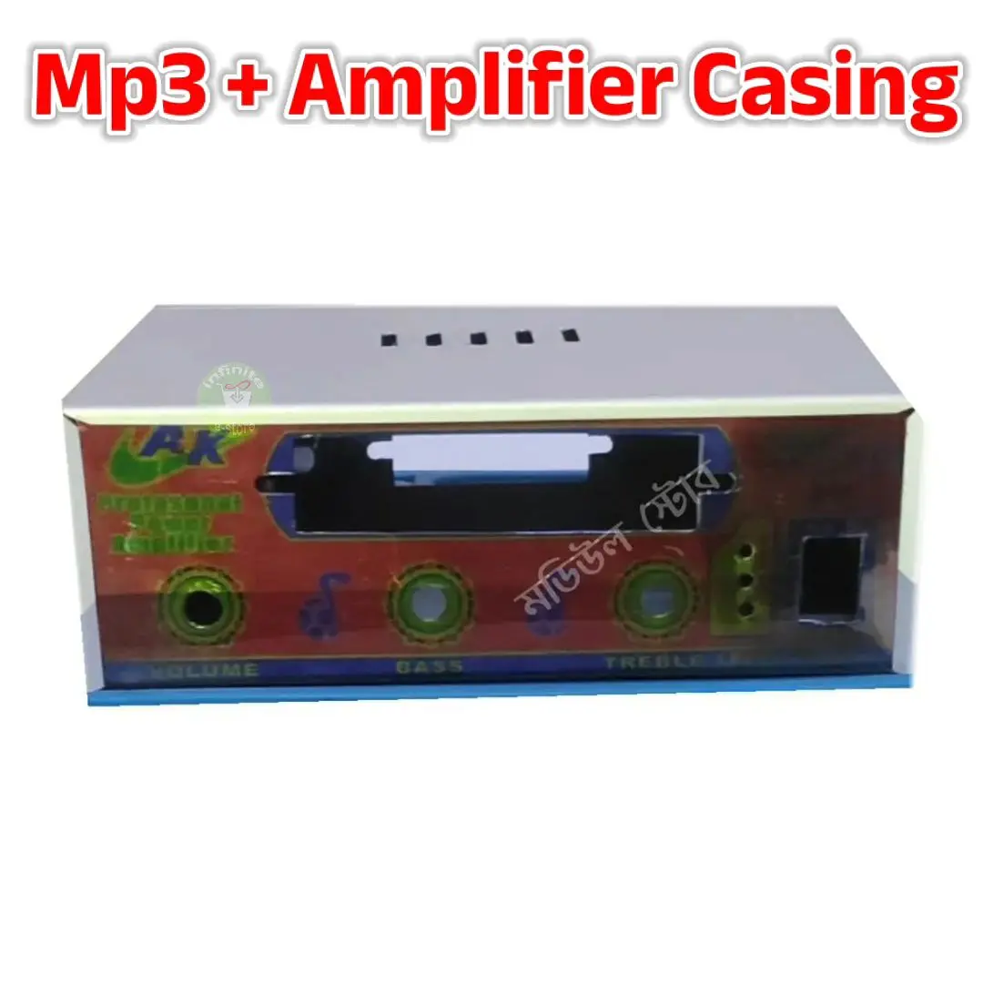 Picture of DIY Metal Casing Box for Mp3 MP5 Audio Receiver Module Volume Control Amplifer 