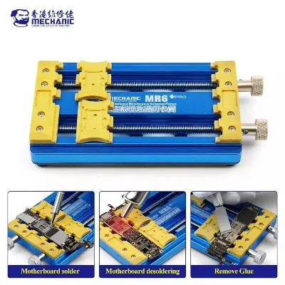 Picture of MECHANIC MR6 PRO Universal PCB Holder Precision Double-Bearings Fixture for Motherboard Integrated IC Chip Remove Glue Clamp 