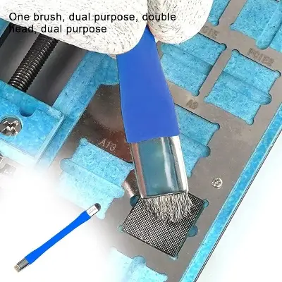 Picture of BRUSH BS-02 Safe Brush Anti-static Motherboard PCB Cleaning Brush for Mobile Phone PC Repair Cleaning Tool Remove Glue 