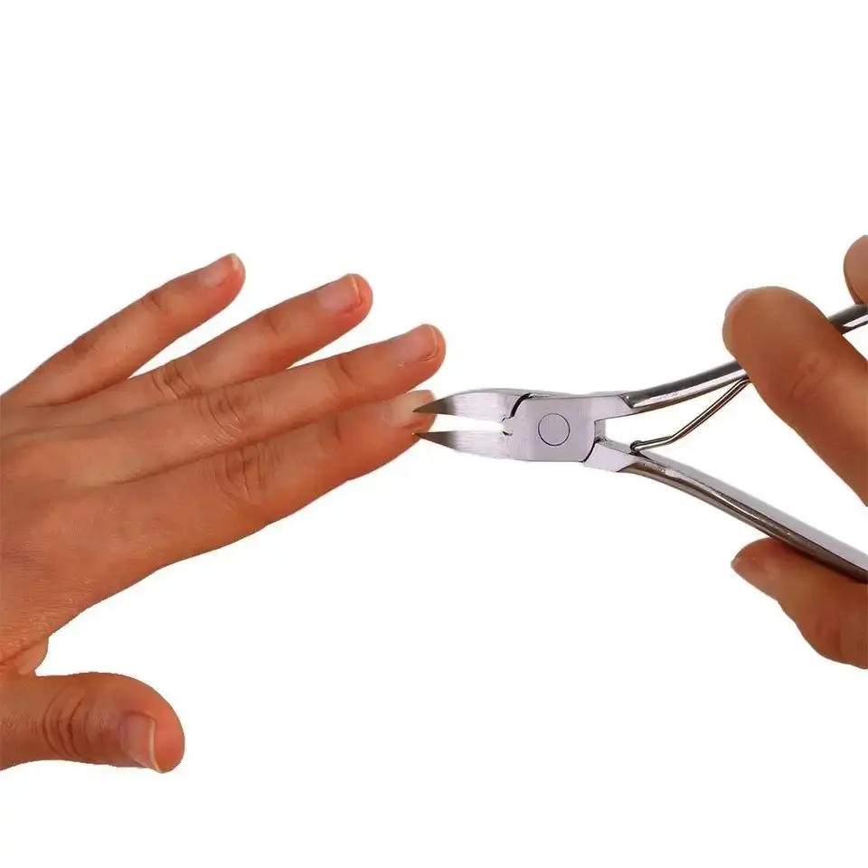 Picture of Professional Nail Dead Skin Scissors Cuticle Nipper Stainless Steel Pliers Manicure Pedicure Care Nail Art Toe Tools Similar KC-108 