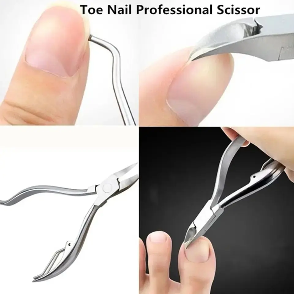 Picture of Professional Nail Dead Skin Scissors Cuticle Nipper Stainless Steel Pliers Manicure Pedicure Care Nail Art Toe Tools Similar KC-108 