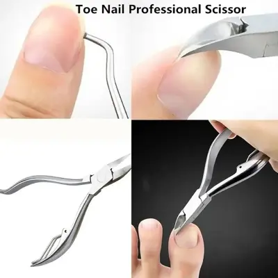 Picture of Professional Nail Dead Skin Scissors Cuticle Nipper Stainless Steel Pliers Manicure Pedicure Care Nail Art Toe Tools Similar KC-108 