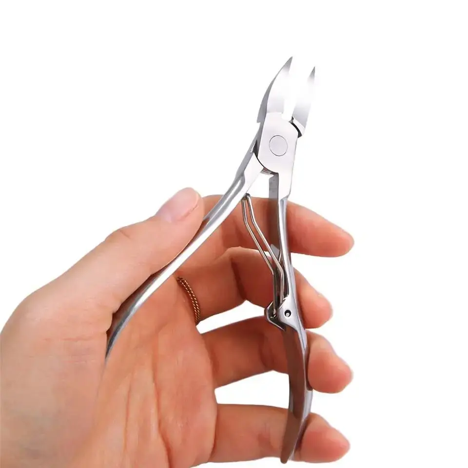Picture of Professional Nail Dead Skin Scissors Cuticle Nipper Stainless Steel Pliers Manicure Pedicure Care Nail Art Toe Tools Similar KC-108 