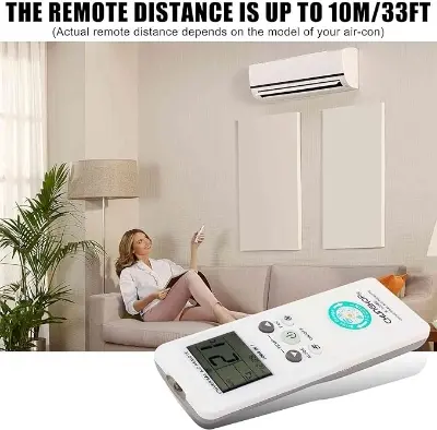 Picture of Universal A/C RChunghop K-1038E 1000 in 1 LED Display With Slide Design Universal Air Conditioner Remote Control 