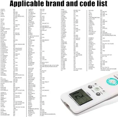 Picture of Universal A/C RChunghop K-1038E 1000 in 1 LED Display With Slide Design Universal Air Conditioner Remote Control 