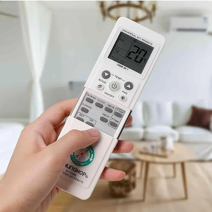 Picture of Universal A/C RChunghop K-1038E 1000 in 1 LED Display With Slide Design Universal Air Conditioner Remote Control 
