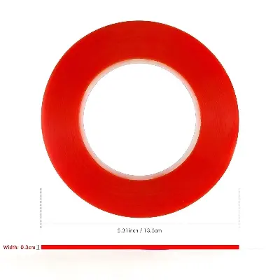 Picture of Acrylic Strong Adhesive Clear Double Sided Tape No Traces for Phone Display Battery Lens Assembly Universal