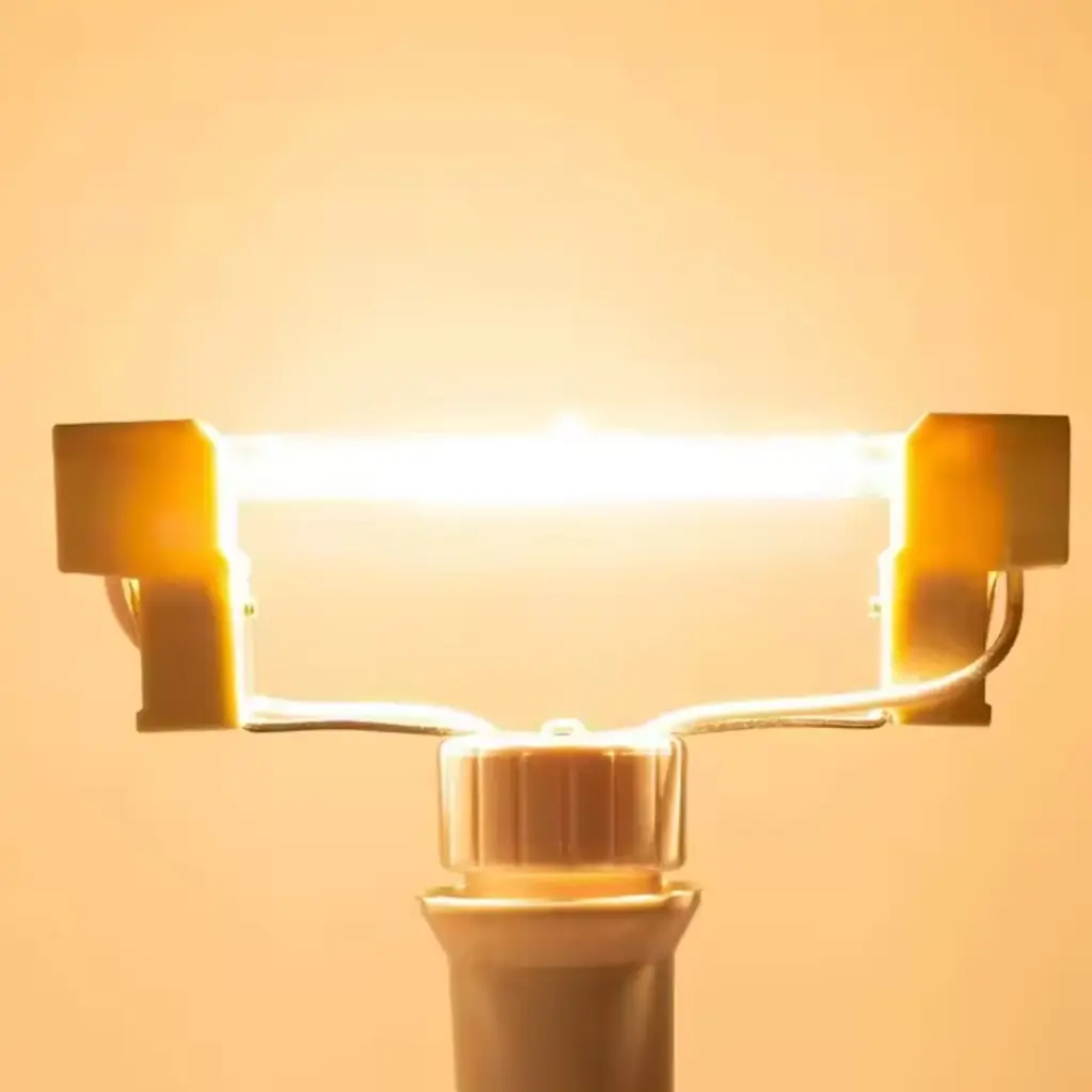 Picture of 500W AC220V  Halogen Glass Lamp tube for professional video light Search Light Tube Ring Light Spot Light Bat minton Play Grounds 