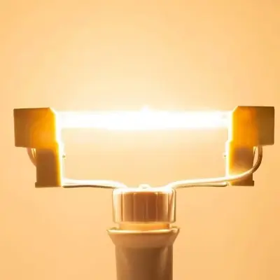 Picture of 500W AC220V  Halogen Glass Lamp tube for professional video light Search Light Tube Ring Light Spot Light Bat minton Play Grounds 