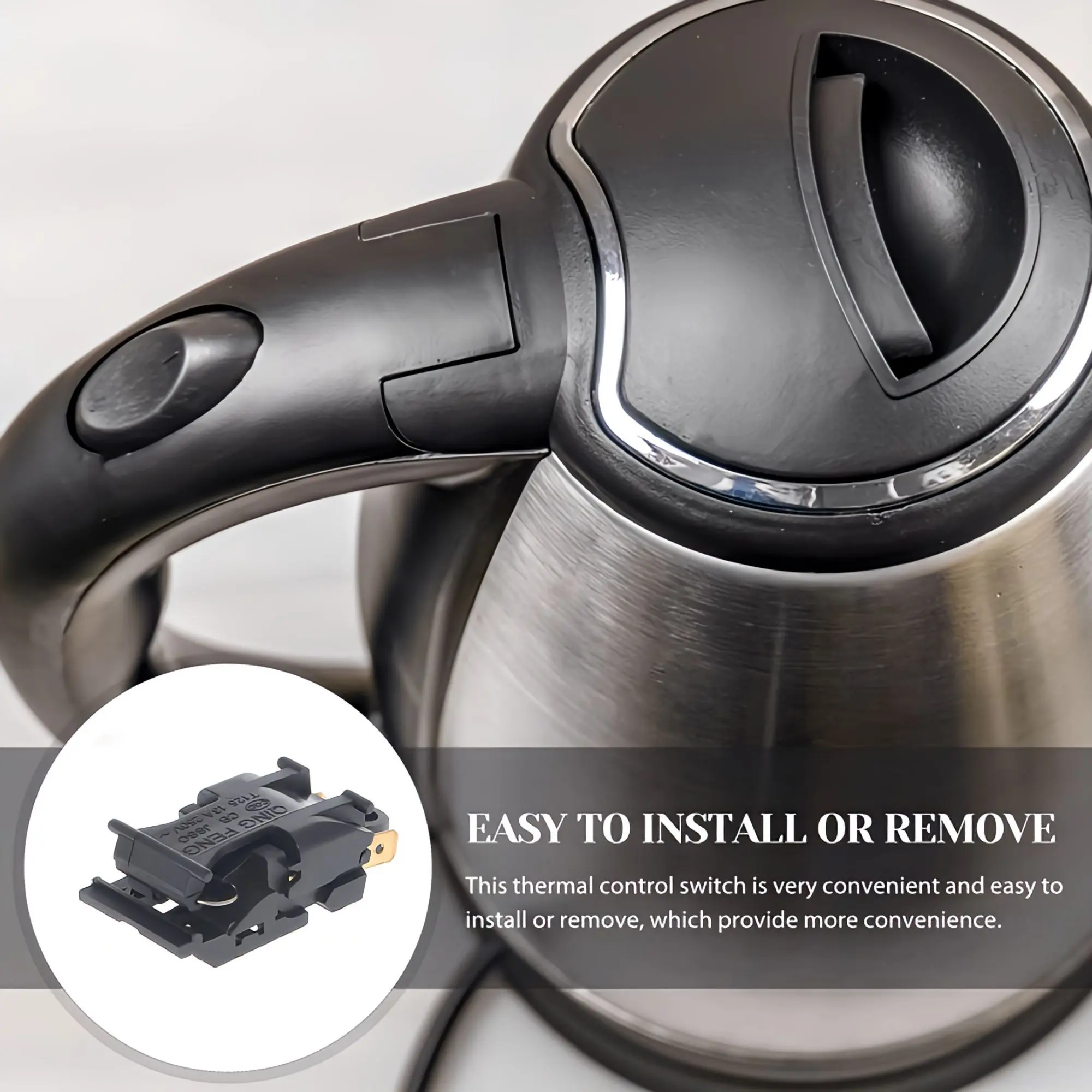 Picture of TF125 13A 250V Electric Kettle Thermostat Switch Temperature Control Switch 