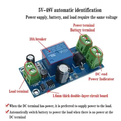 Picture of YX850 Power failure automatic switching standby battery lithium battery module 5V-48V universal emergency converter 