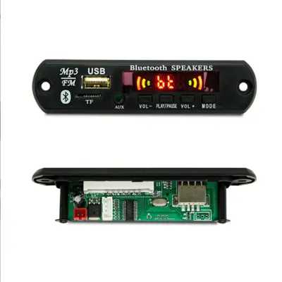 Picture of Pam8403 Bluetooth Audio Receiver 3W Stereo Amplifier FM Radio Mp3 Player USB Dancing LED Display 