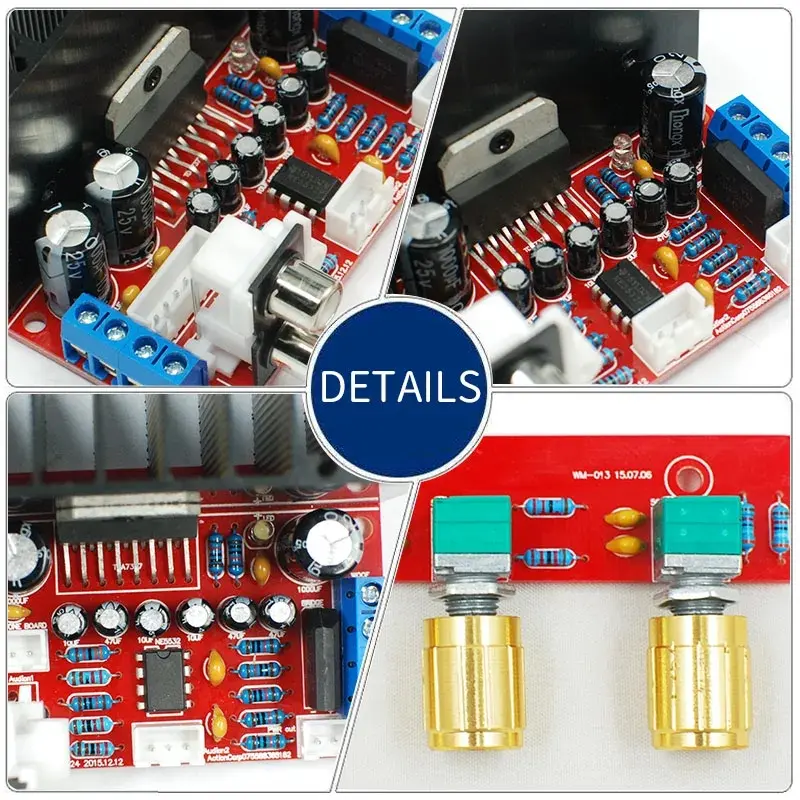 Picture of Super Bass 2.1 Subwoofer Amplifier Board Three-Channel Speaker Audio Amplifier Board TDA7377 Similar XH-M139 