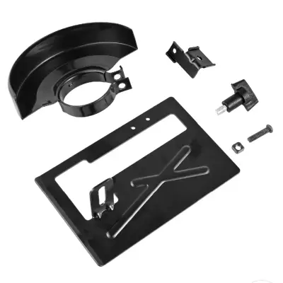 Picture of Sand Stand + Protective Cover Thickened Angle Grinder Holder Shield Guard Bracket Adjustable Cutting Machine working Power Tools Support Stand For 100mm Angle Grinder Wood 775 Motor Drill Black