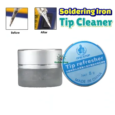 Picture of Soldering Iron Tip Refresher Non-stick Tin Solder Cream Clean Paste for Oxide Head Resurrection Oxidative Activator Tips Restore And Update Repair Tools Koocu KC-R1/9G RL-461 Cottden Similar  Atten AT-F10 JSD-40A  6 gram